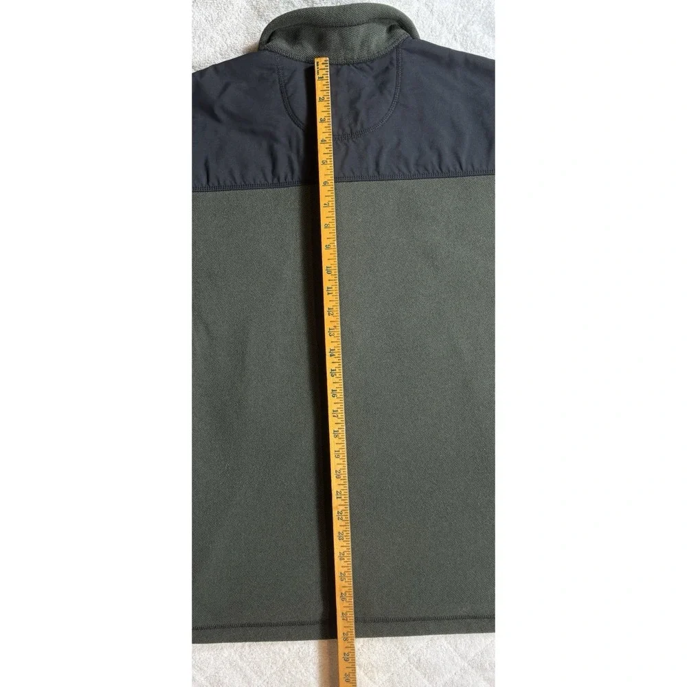 Carhartt Mens Fallon Full-Zip Sweater Fleece Jacket Medium Moss Green &BLK -2203